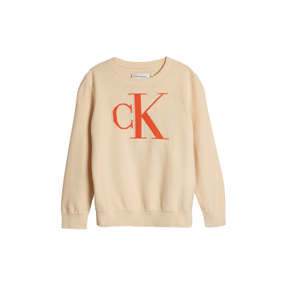 Calvin Klein Kids - Suéter Logo (Durazno)