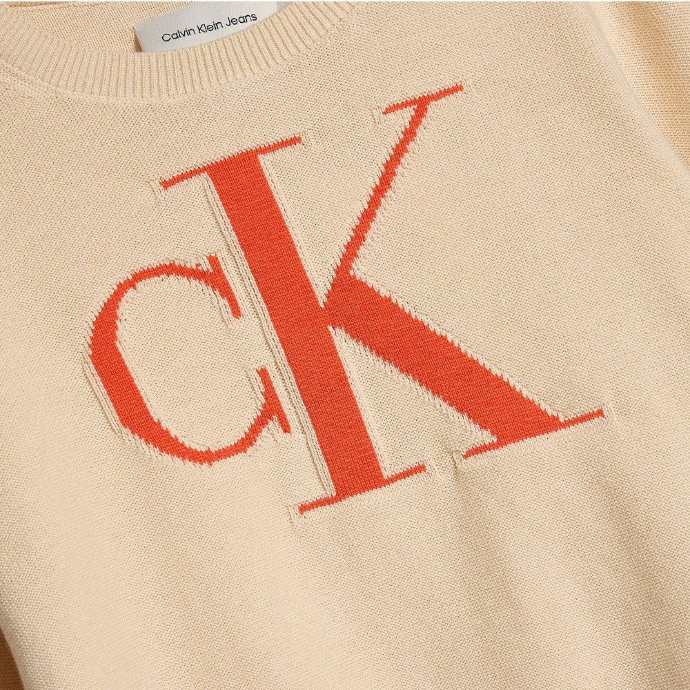 Calvin Klein Kids - Suéter Logo (Durazno)