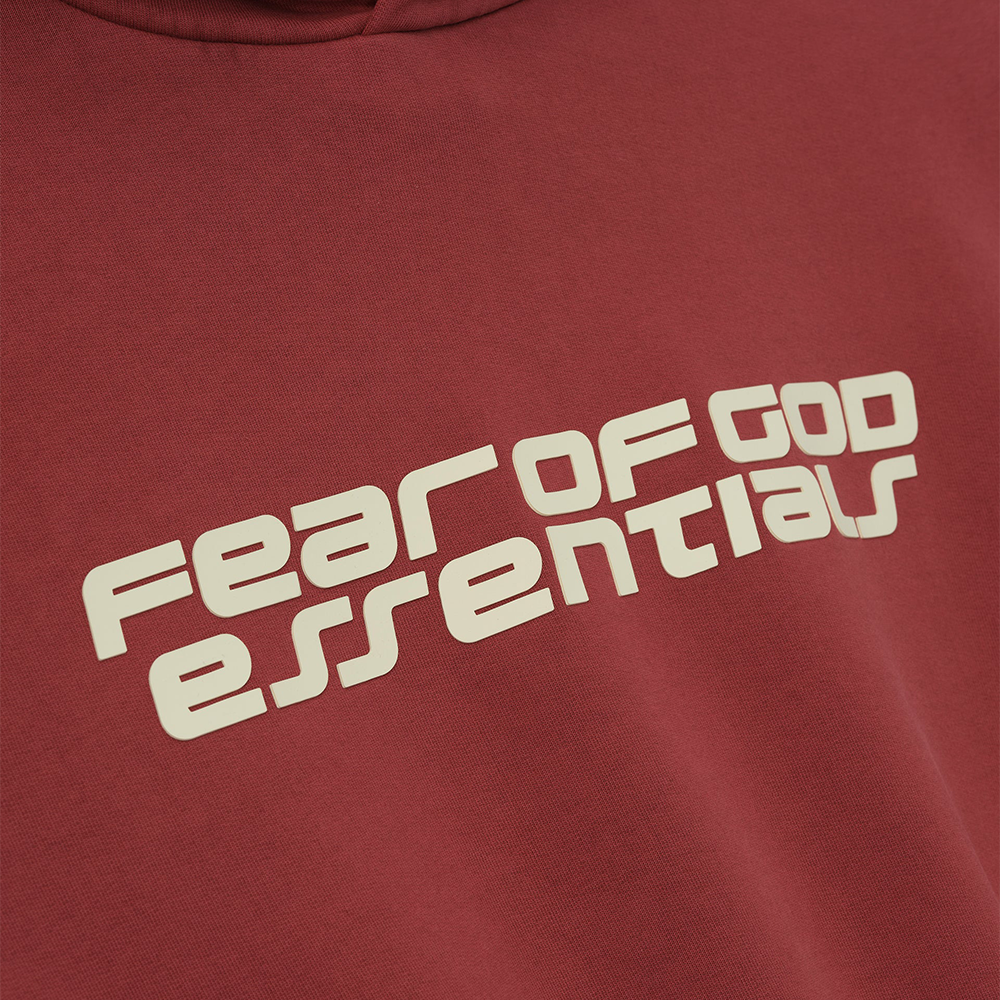 Fear Of God Essentials - Kids Classic Hoodie (Roja)