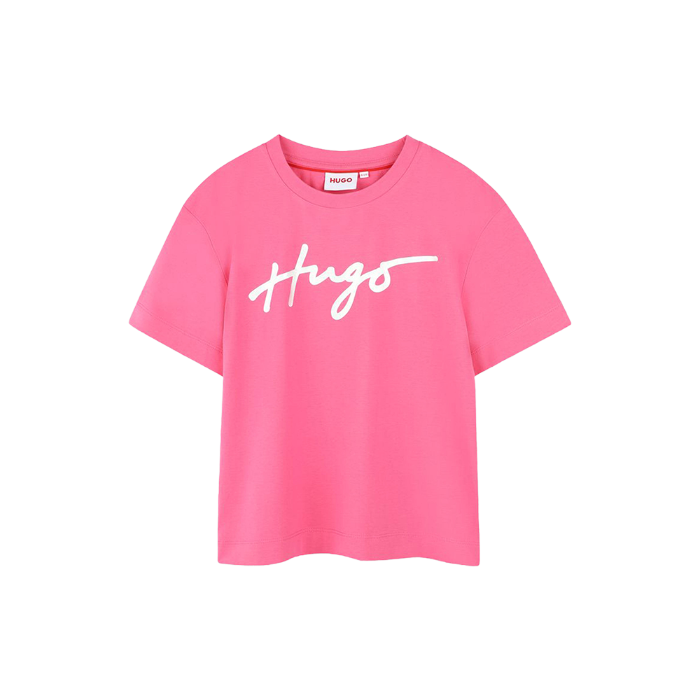 Hugo - Playera Logo (Rosa)