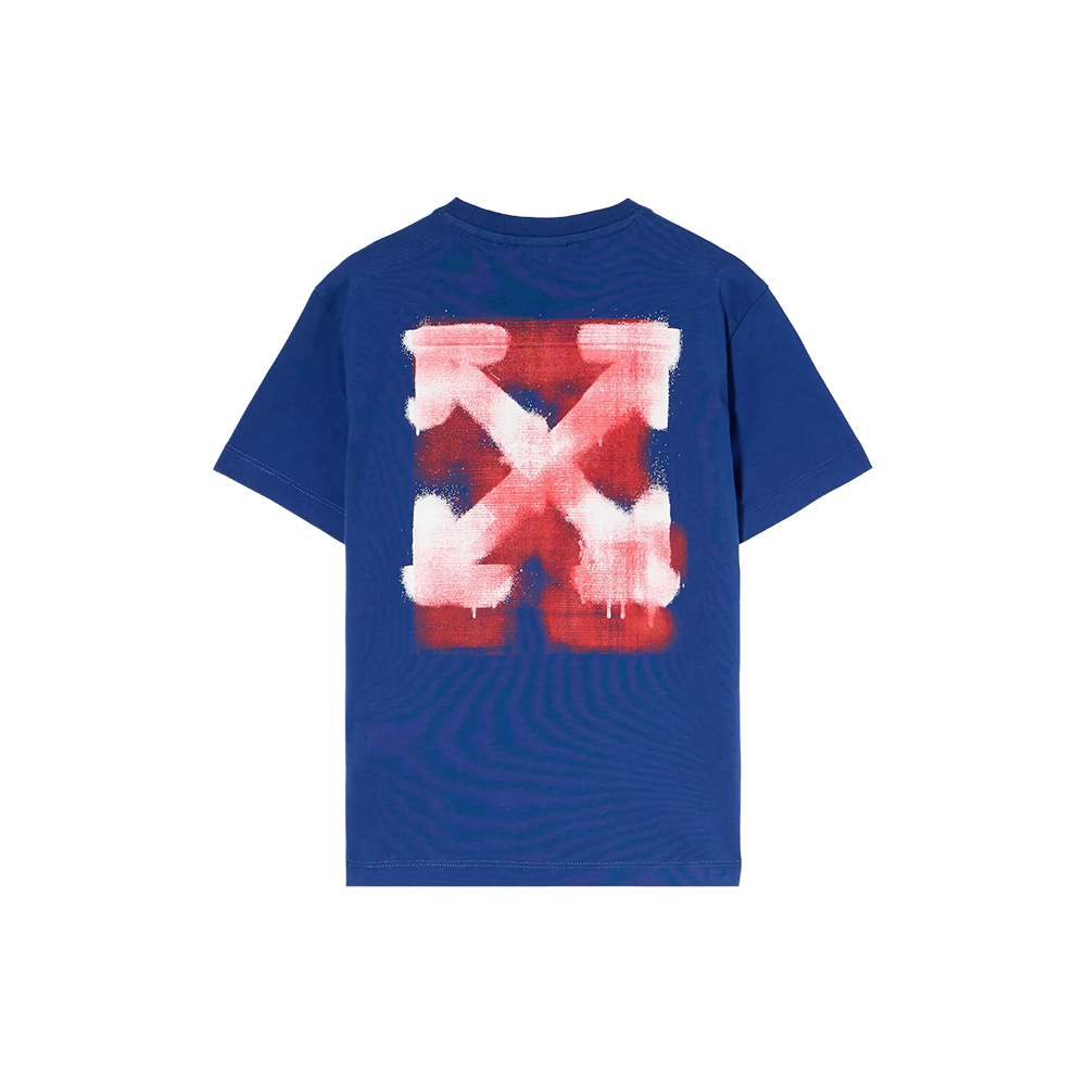 Off-White - Playera Arrow Spray (Azul)