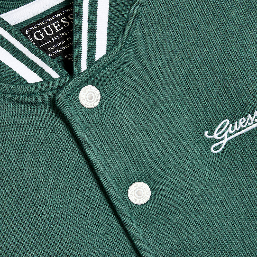 Guess - Chamarra Bomber (Verde)